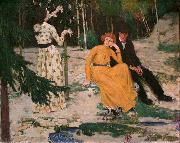 Jan Preisler Lovers painting